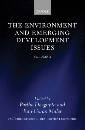 The Environment and Emerging Development Issues:
