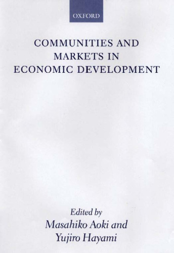 Communities and Markets in Economic Development
