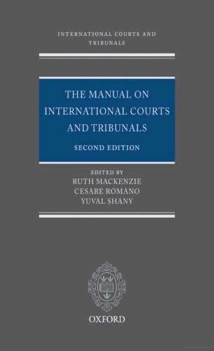 The manual on international courts and tribunals