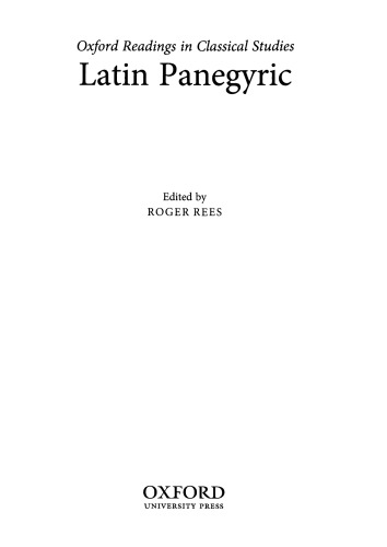 Latin Panegyric