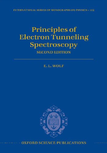 Principles of Electron Tunneling Spectroscopy: Second Edition: 152
