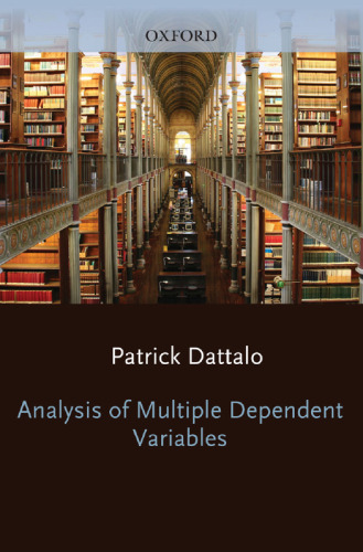 Analysis of Multiple Dependent Variables