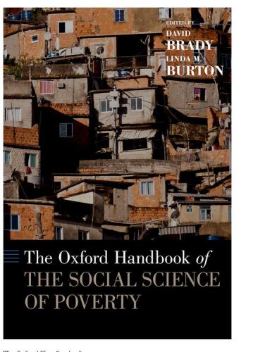 The Oxford Handbook of the Social Science of Poverty