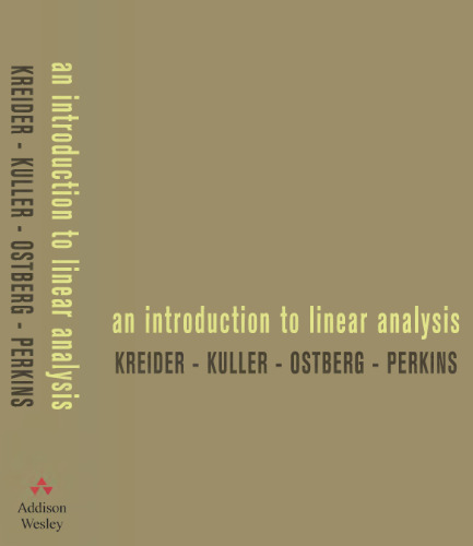 An Introduction to Linear Analysis