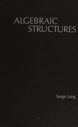 Algebraic Structures