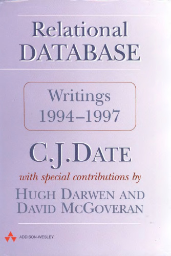 Relational database. [4] : Writings 1994-1997