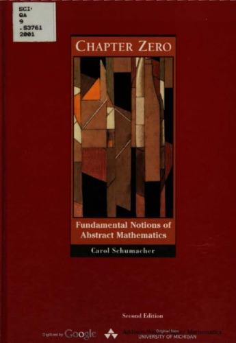 Chapter Zero: Fundamental Notions of Abstract Mathematics