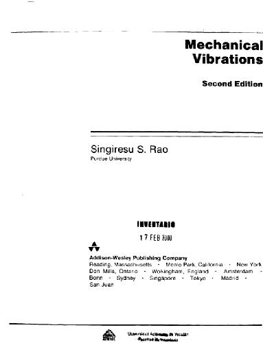 Mechanical Vibrations
