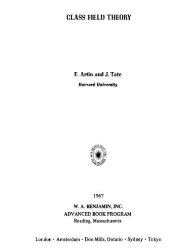 Class Field Theory