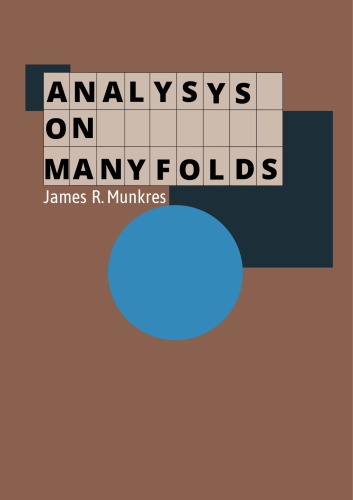 Analysis on Manifolds