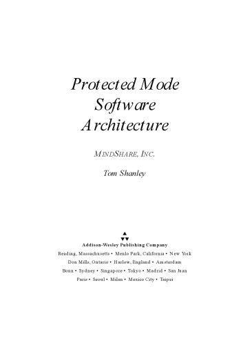 Protected mode software architecture