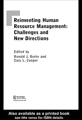 Reinventing HRM: Challenges and New Directions