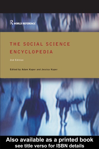 The Social Science Encyclopedia.