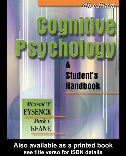 Cognitive psychology : a student's handbook