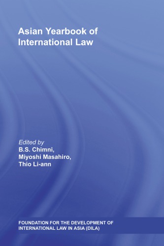 Asian Yearbook of International Law Volume 13 (2007)