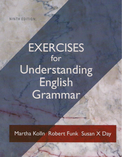 Exercise Book for Understanding English Grammar