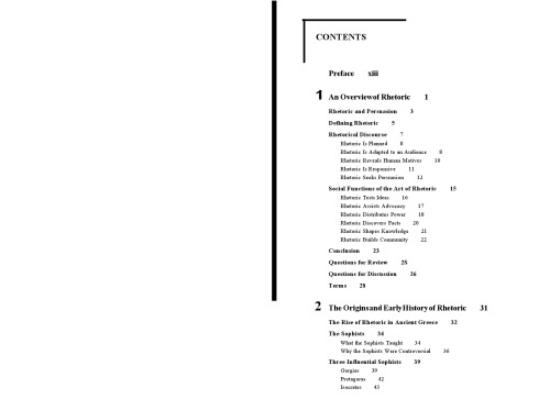 The History and Theory of Rhetoric