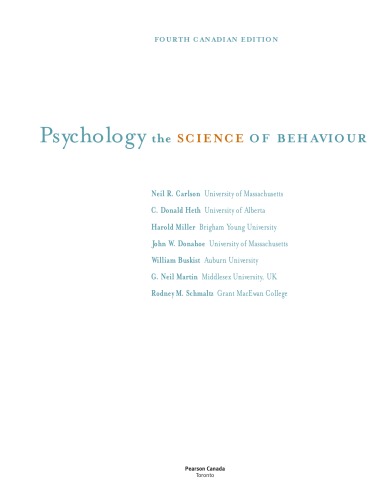 Psychology: The Science of Behaviour