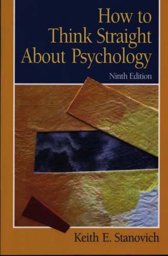 How to think straight about psychology, 9th edition