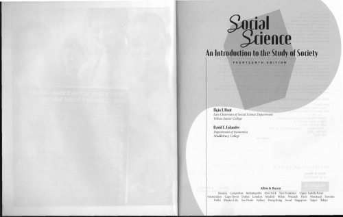 Social Science: An Introduction to the Study of Society