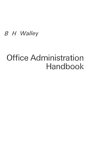 Office administration handbook