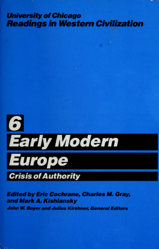 Early Modern Europe. Crisis of Authority