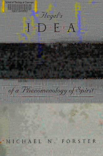 Hegel's Idea of a Phenomenology of Spirit