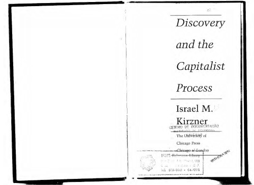 Discovery and the Capitalist Process
