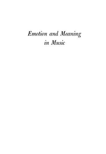 Emotion and meaning in music