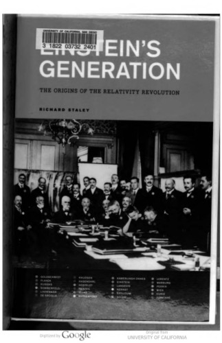 Einstein's Generation: The Origins of the Relativity Revolution