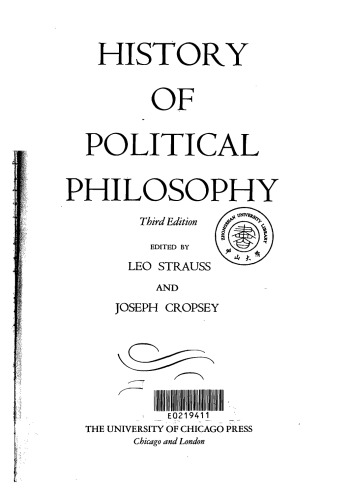 History of Political Philosophy