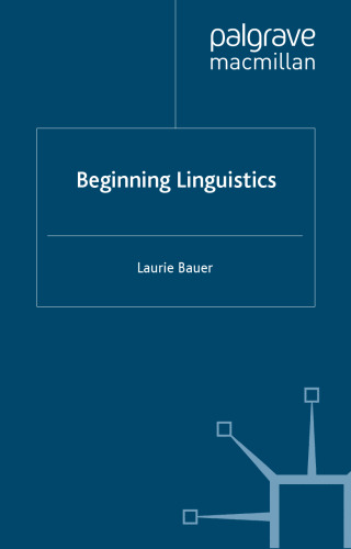 Beginning Linguistics
