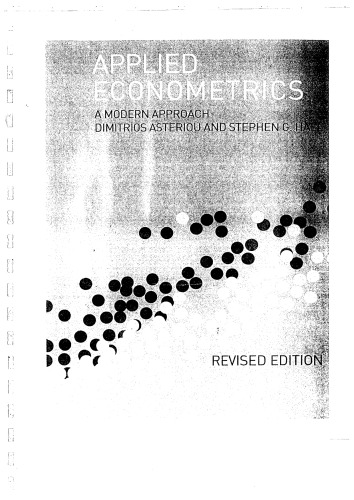Applied Econometrics: A Modern Approach Using Eviews and Microfit Revised Edition