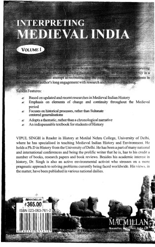 Interpreting Medieval India: Early medieval, Delhi Sultanate, and regions (circa 750-1550)