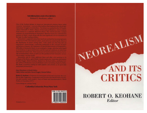 Neorealism and Its Critics