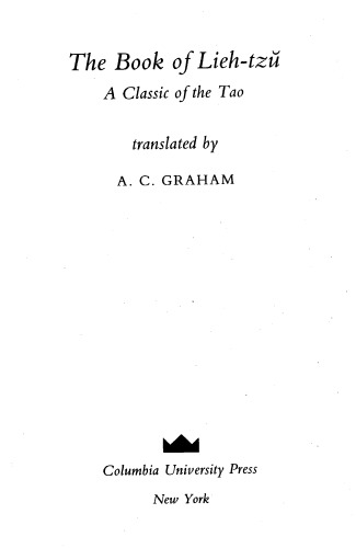 The Book of Lieh-Tzu