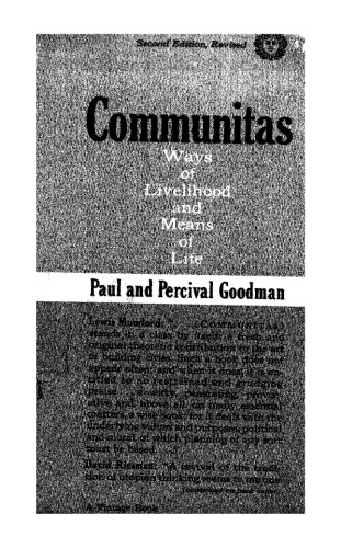 Communitas: Means of Livelihood and Ways of Life (Morningside Book Series)