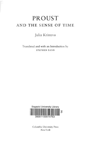 Proust and the Sense of Time