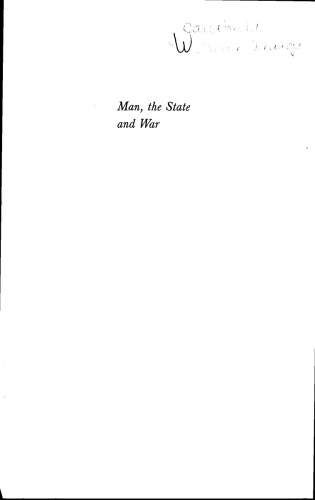 Man, the State and War