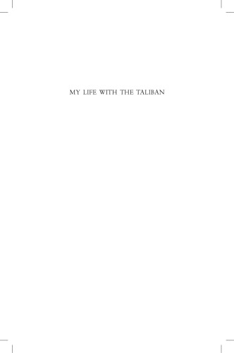 My Life with the Taliban
