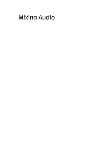 Mixing Audio 2e