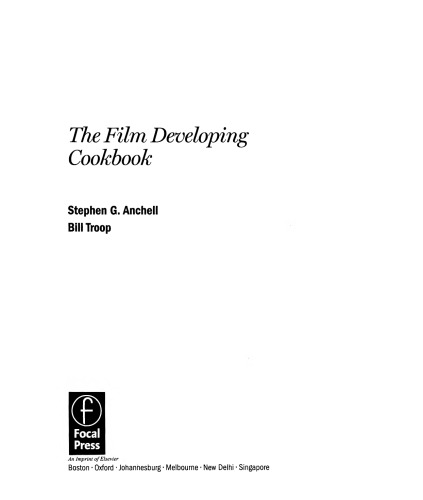 The Film Developing Cookbook