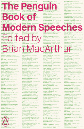 Penguin Book of Modern Speeches