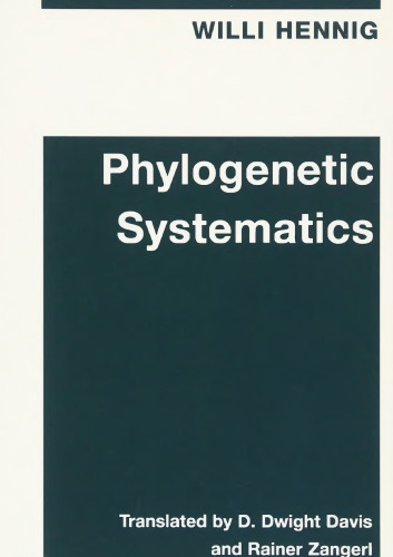 Phylogenetic Systematics