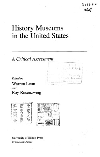 History Museums in the United States: A Critical Assessment