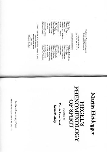 Hegel's Phenomenology of Spirit