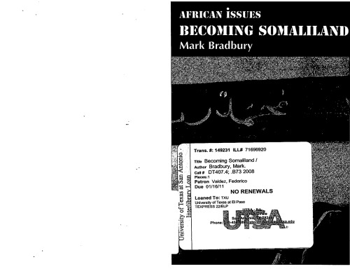 Becoming Somaliland