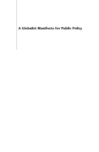 A Globalist Manifesto for Public Policy (Occasional Paper, 124)