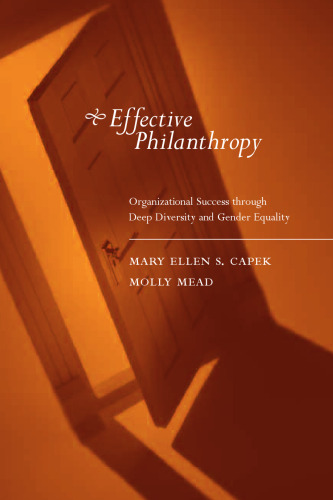 Effective Philanthropy: Organizational Success through Deep Diversity and Gender Equality