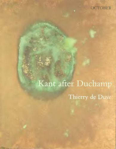 Kant after Duchamp